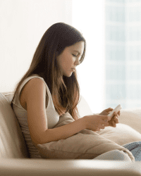 upset teen who may need counseling